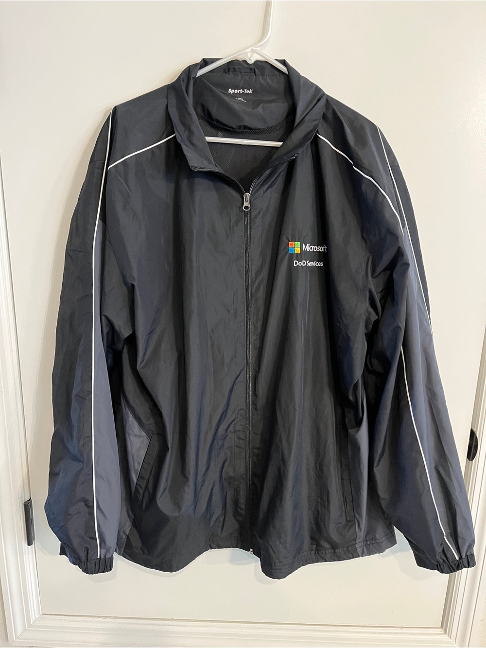 Mens Sz 2XL Sport-Tek Microsoft DoD Services Windbreaker Jacket
